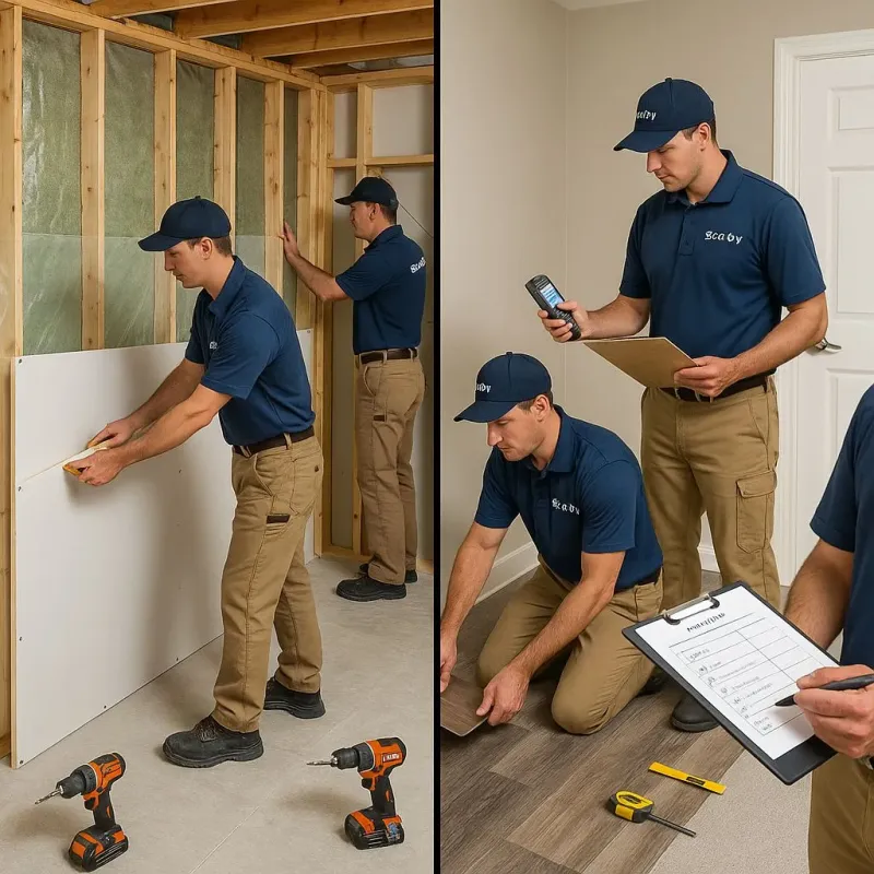 Repairs and Reconstruction process in Montgomery, IL